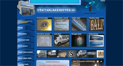 Desktop Screenshot of cegtablakeszites.hu